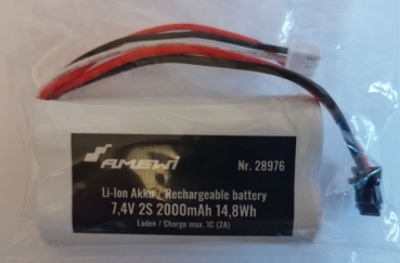 28976 Li-IO Li-Ion Akku 7,4/2000 HBX Stecker
